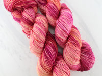 SUNRISE, SUNSET Hand-Dyed Yarn on Sock Perfection