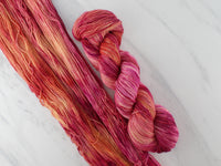 SUNRISE, SUNSET Hand-Dyed Yarn on Sock Perfection