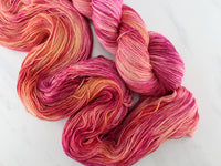 SUNRISE, SUNSET Hand-Dyed Yarn on Sock Perfection