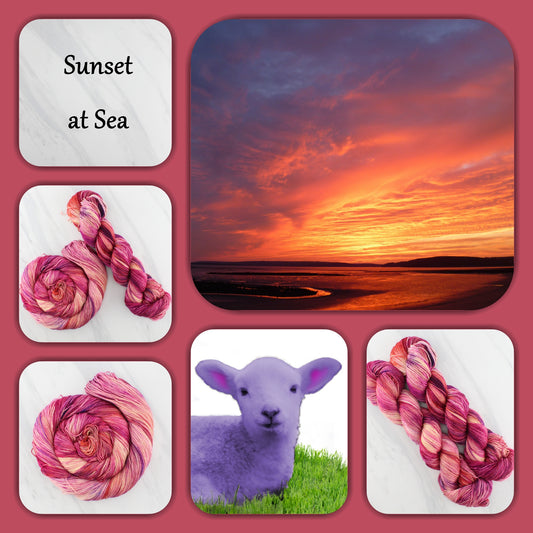SUNSET AT SEA - Yarn Dyed to Order