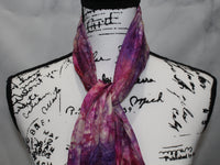SUNSET AT SEA Hand-Dyed Silk Scarf - 8 x 72 inches