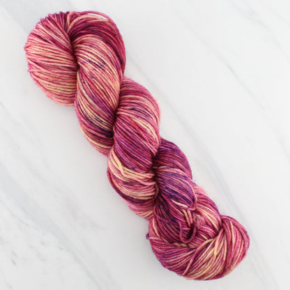 SUNSET AT SEA on Squoosh DK - Indie-Dyed Yarn - Purple Lamb