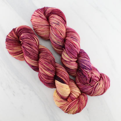 SUNSET AT SEA on Squoosh DK - Indie-Dyed Yarn - Purple Lamb