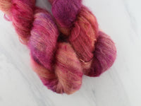 SUNSET AT SEA Indie-Dyed Yarn on Suri Lace Cloud