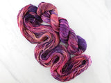 SUNSET AT SEA Hand-Dyed Yarn on Sparkly Merino Sock