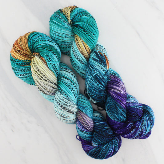 TELEMACHUS on Stained Glass Sock  - Hand-Dyed Yarn