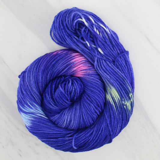 TEXAS BLUEBONNET Hand Dyed on Squoosh DK - Ikat Yarn
