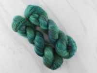 THE HANDS OF THE KING Indie-Dyed Yarn on Suri Lace Cloud