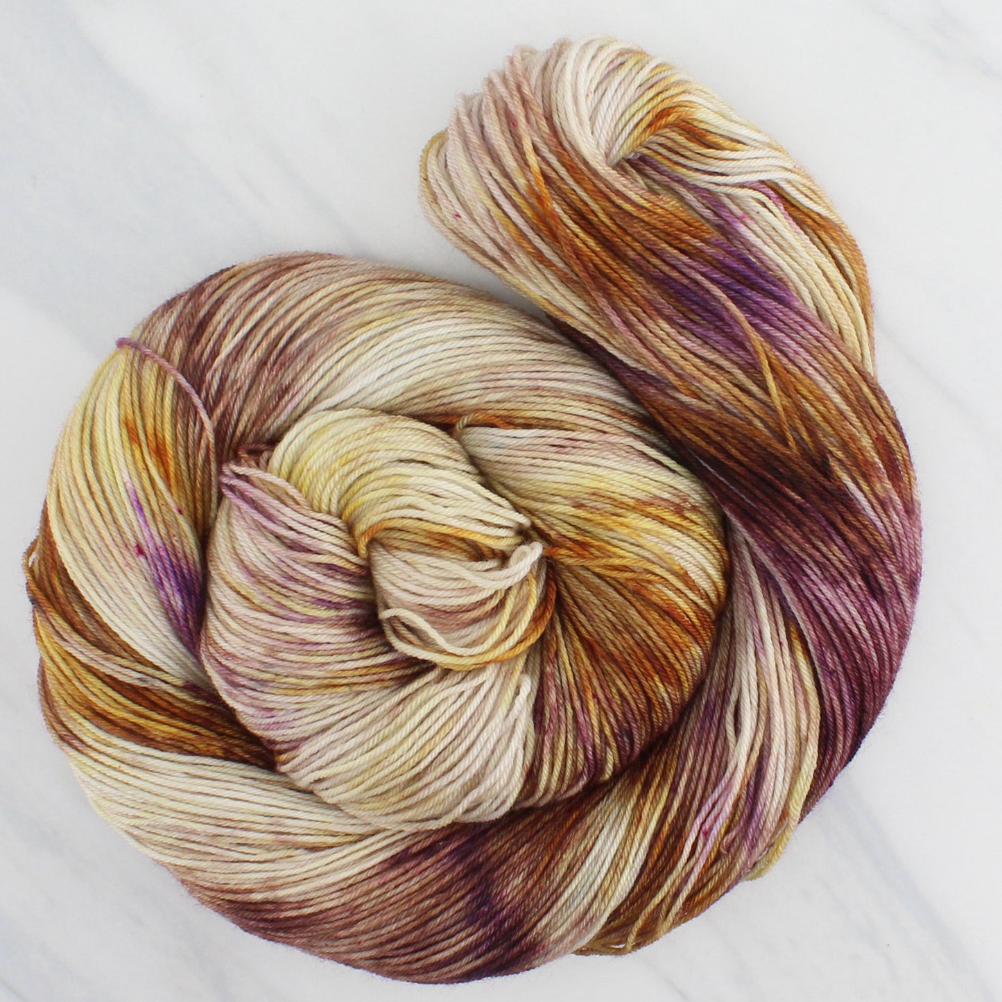 THE PATHS OF THE DEAD Hand Dyed on Sock Perfection - Splashed & Speckled Yarn