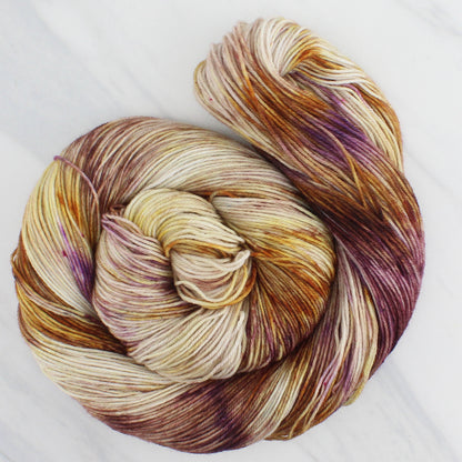 THE PATHS OF THE DEAD Hand Dyed on Sock Perfection - Splashed & Speckled Yarn