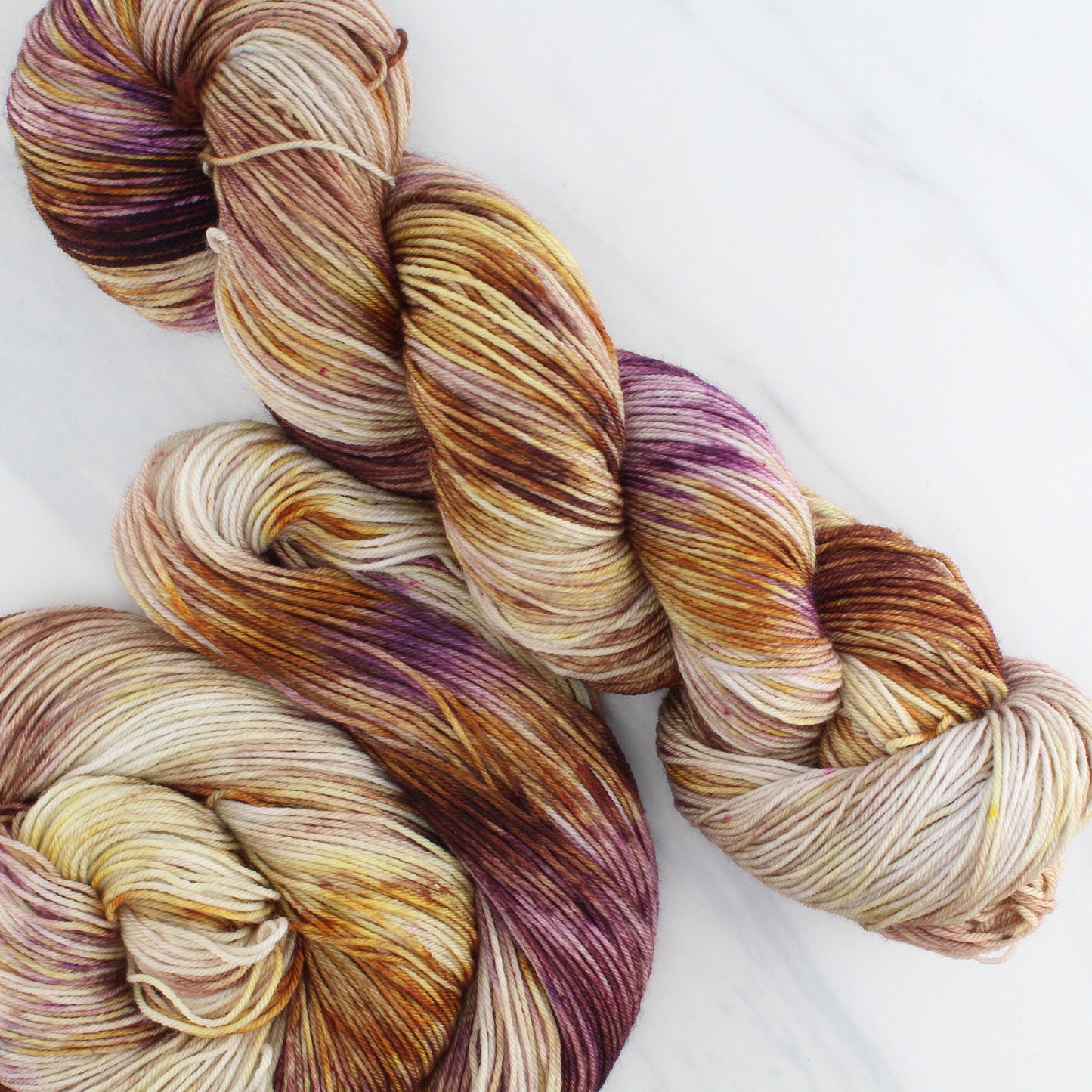 THE PATHS OF THE DEAD Hand Dyed on Sock Perfection - Splashed & Speckled Yarn