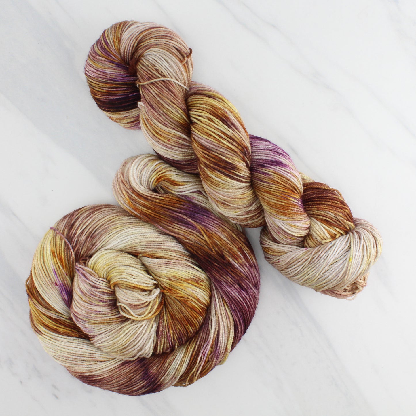THE PATHS OF THE DEAD Hand Dyed on Sock Perfection - Splashed & Speckled Yarn