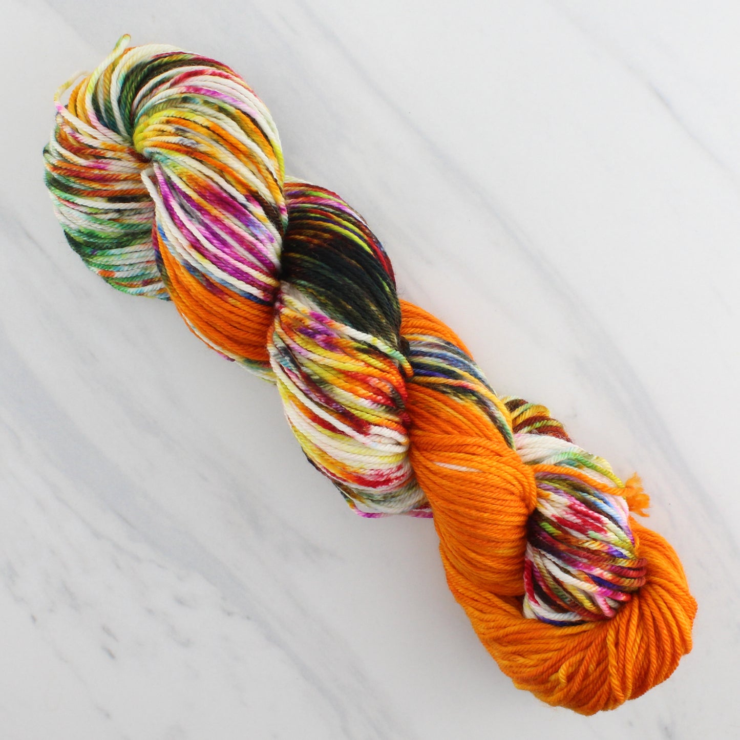 THE PHOENIX Hand Dyed on Squoosh DK - Assigned Pooling Colorway