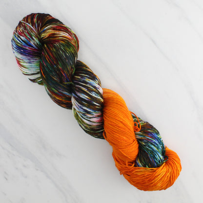 THE PHOENIX Hand Dyed on Sock Perfection - Assigned Pooling Colorway
