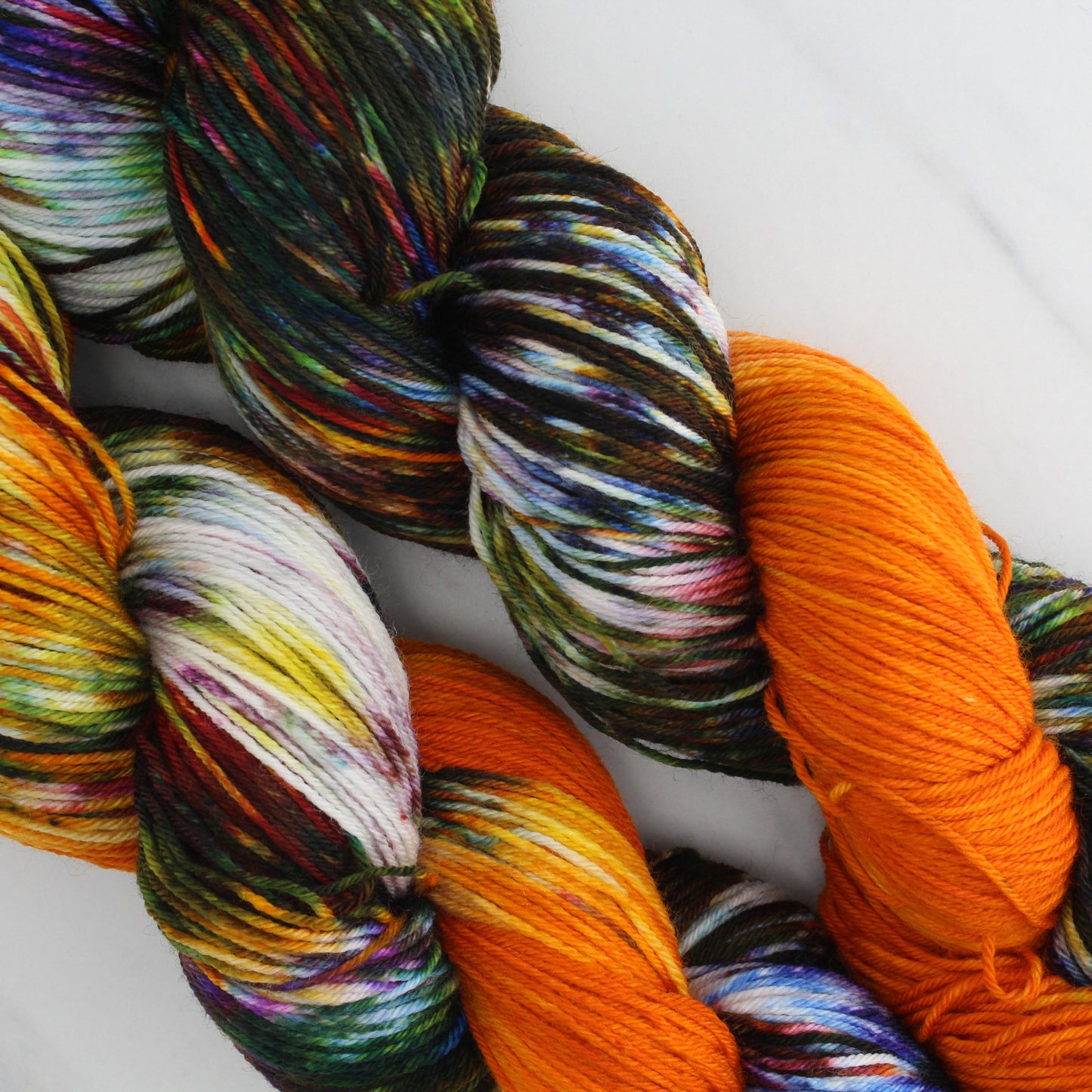 THE PHOENIX Hand Dyed on Sock Perfection - Assigned Pooling Colorway