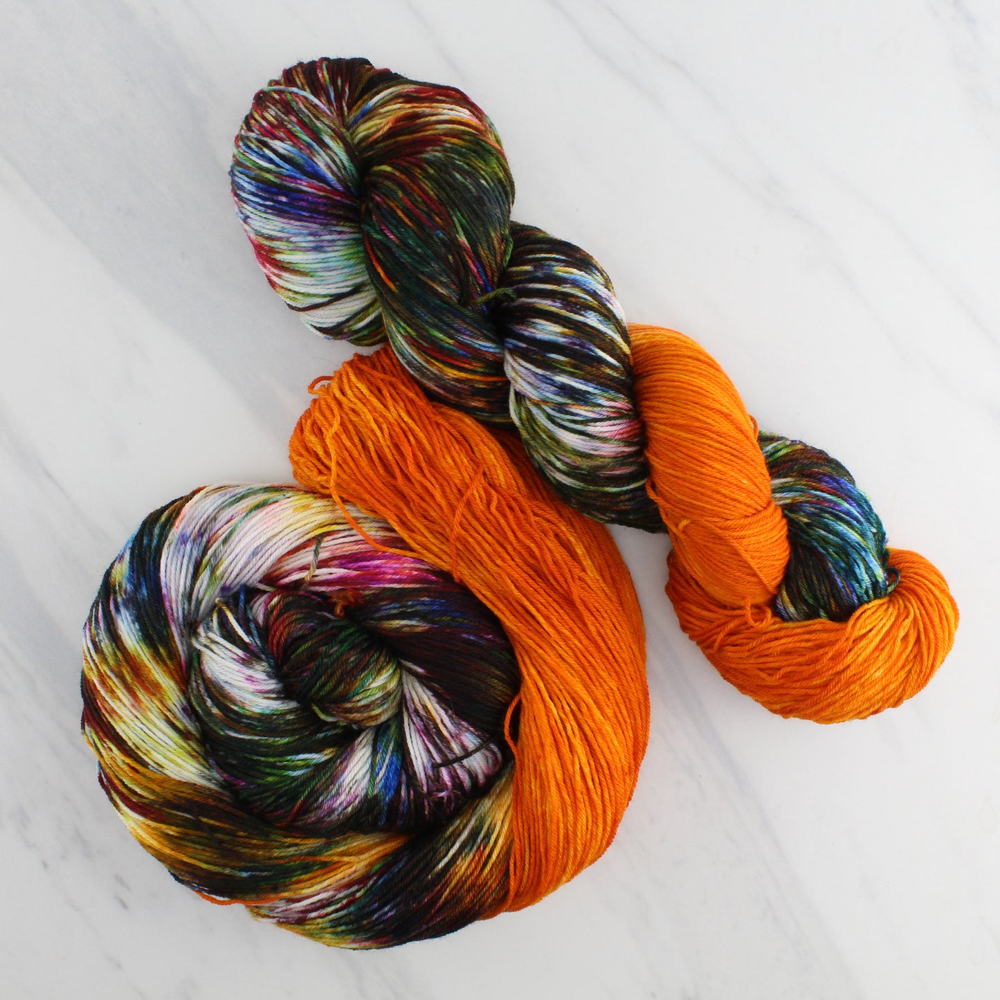 THE PHOENIX Hand Dyed on Sock Perfection - Assigned Pooling Colorway
