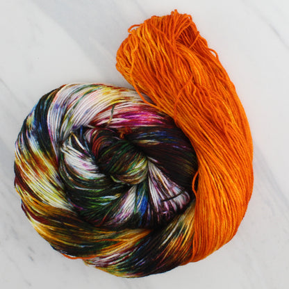 THE PHOENIX Hand Dyed on Sock Perfection - Assigned Pooling Colorway