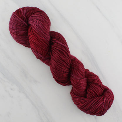 THE WINEDARK SEA on Buttery Soft DK- Hand-Dyed Yarn - Purple Lamb