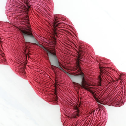 THE WINEDARK SEA on Buttery Soft DK- Hand-Dyed Yarn - Purple Lamb