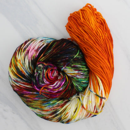 THE PHOENIX Hand Dyed on Squoosh Worsted - Assigned Pooling Colorway