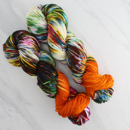 THE PHOENIX Hand Dyed on Squoosh Worsted - Assigned Pooling Colorway