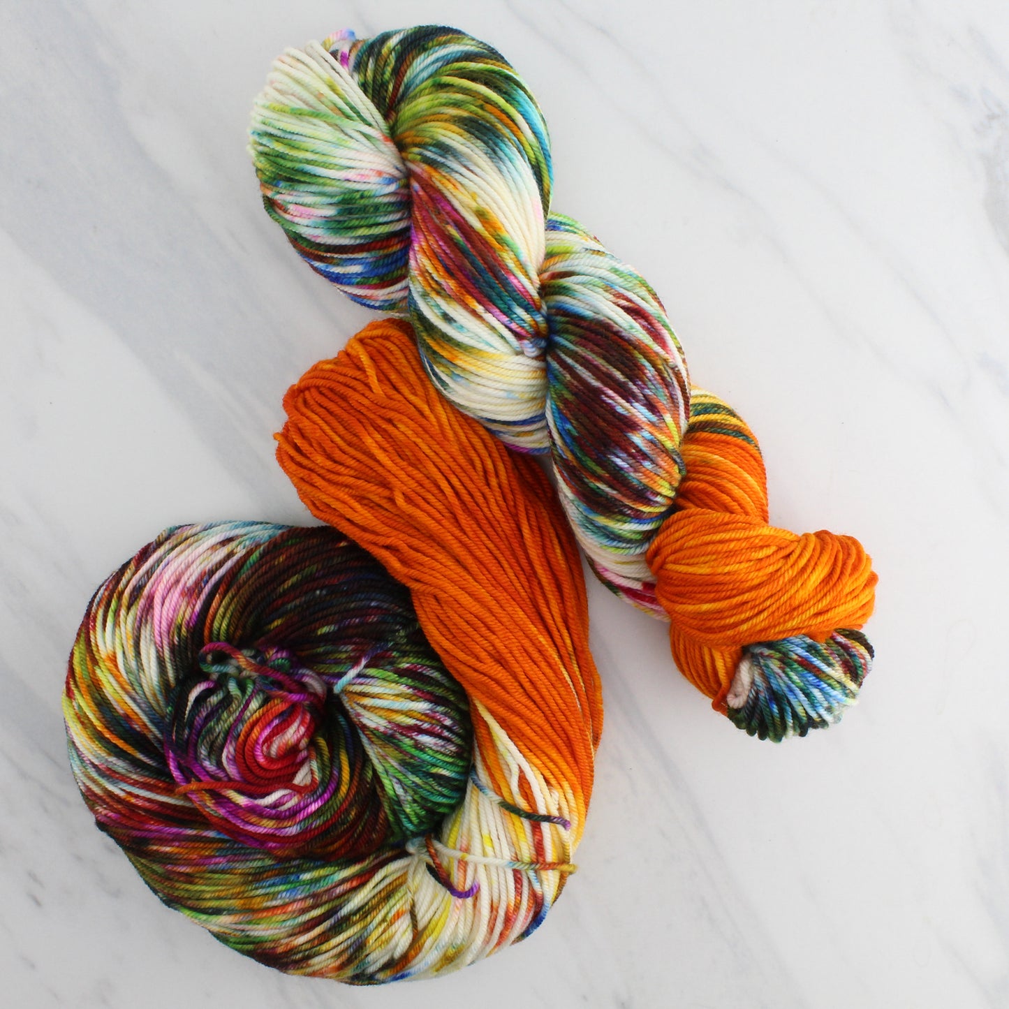 THE PHOENIX Hand Dyed on Squoosh Worsted - Assigned Pooling Colorway