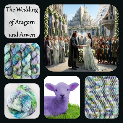 The Lord of the Rings Collection - THE WEDDING OF ARAGORN AND ARWEN - Yarn Dyed to Order