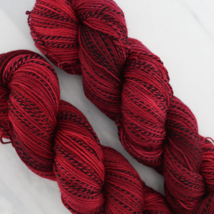THE WINEDARK SEA on Stained Glass Sock- Hand-Dyed Yarn
