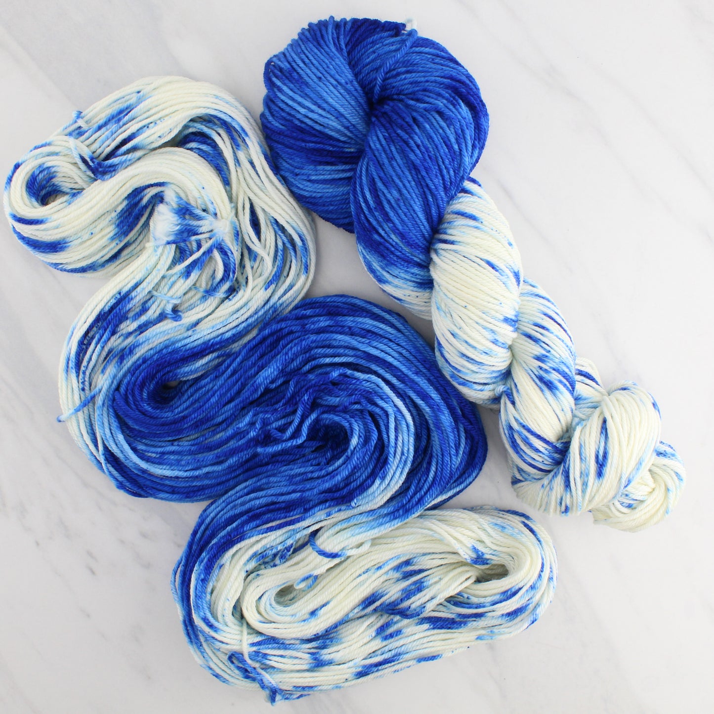 THOUGH THE FIG TREE BLOSSOM NOT on Squoosh DK - Assigned Pooling Colorway