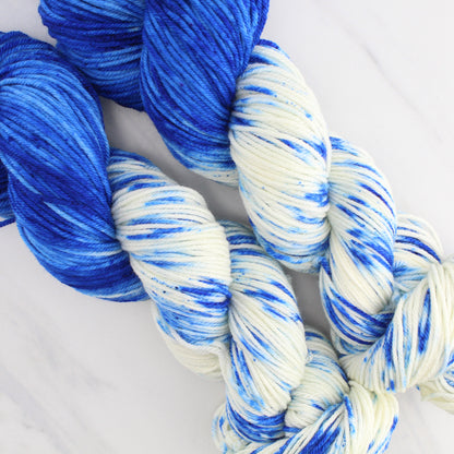 THOUGH THE FIG TREE BLOSSOM NOT on Squoosh DK - Assigned Pooling Colorway