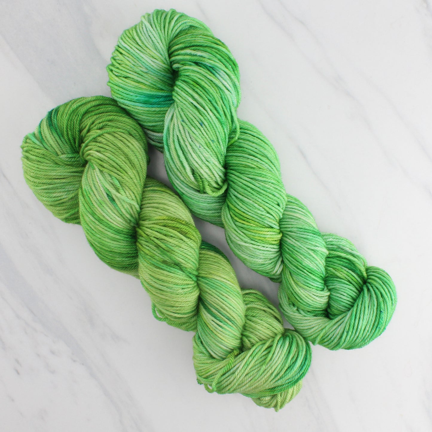 TOUCH GRASS Hand Dyed on Squoosh DK - Splashed & Speckled Colorway