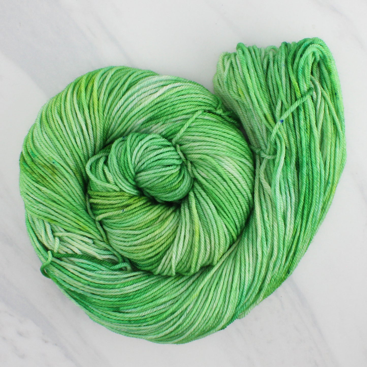 TOUCH GRASS Hand Dyed on Squoosh DK - Splashed & Speckled Colorway