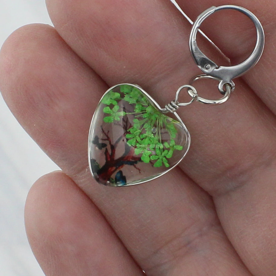FLOWERING TREES STITCH MARKER SETS FOR KNITTING AND CROCHET