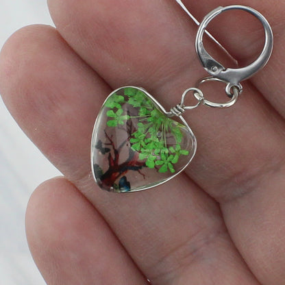 FLOWERING TREES STITCH MARKER SETS FOR KNITTING AND CROCHET