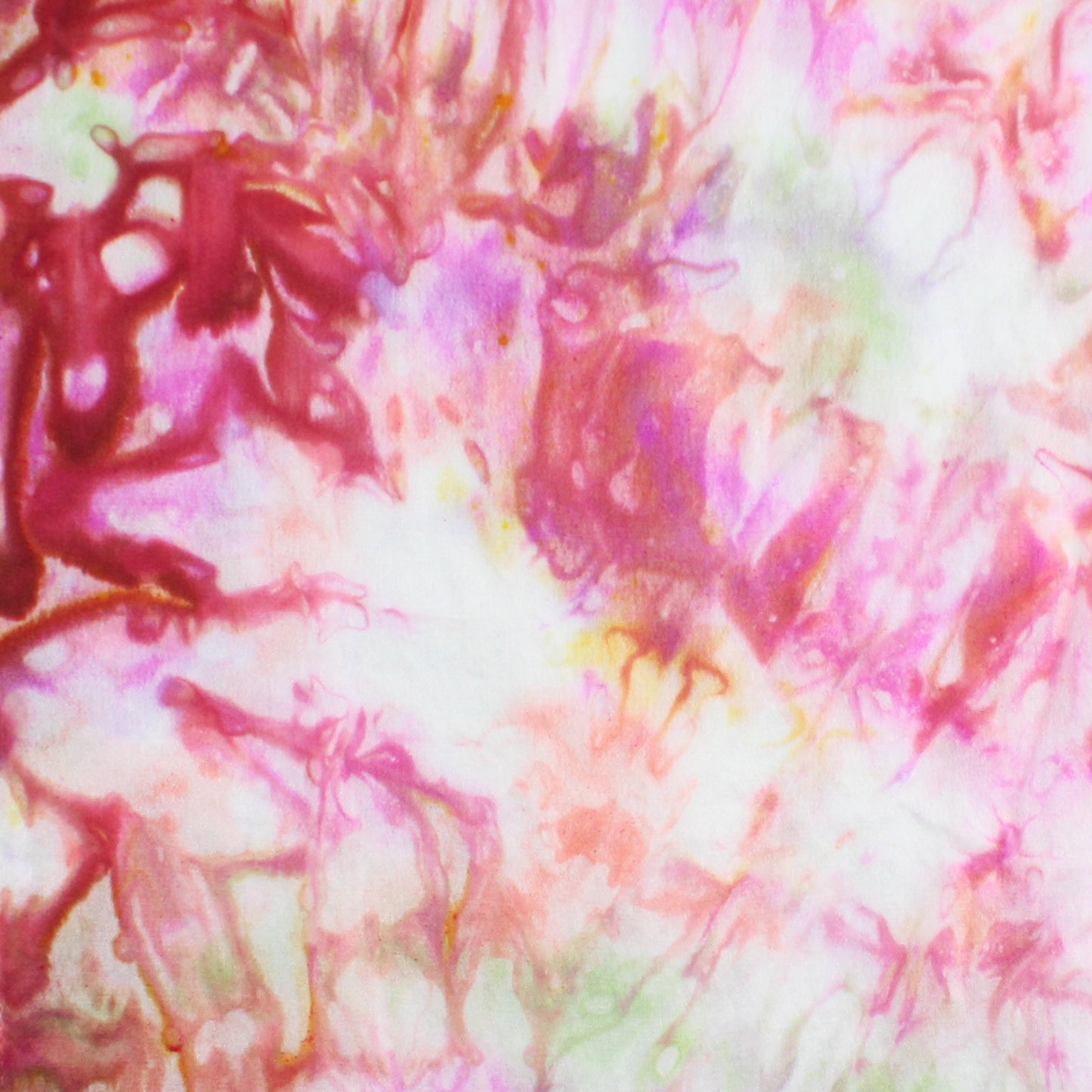 TULIPS Hand-Dyed Silk Satin Scarf - 8 x 54 inches