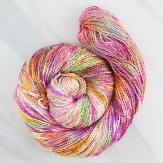 TULIPS Hand Dyed on Buttery Soft DK - Splashed & Speckled Yarn