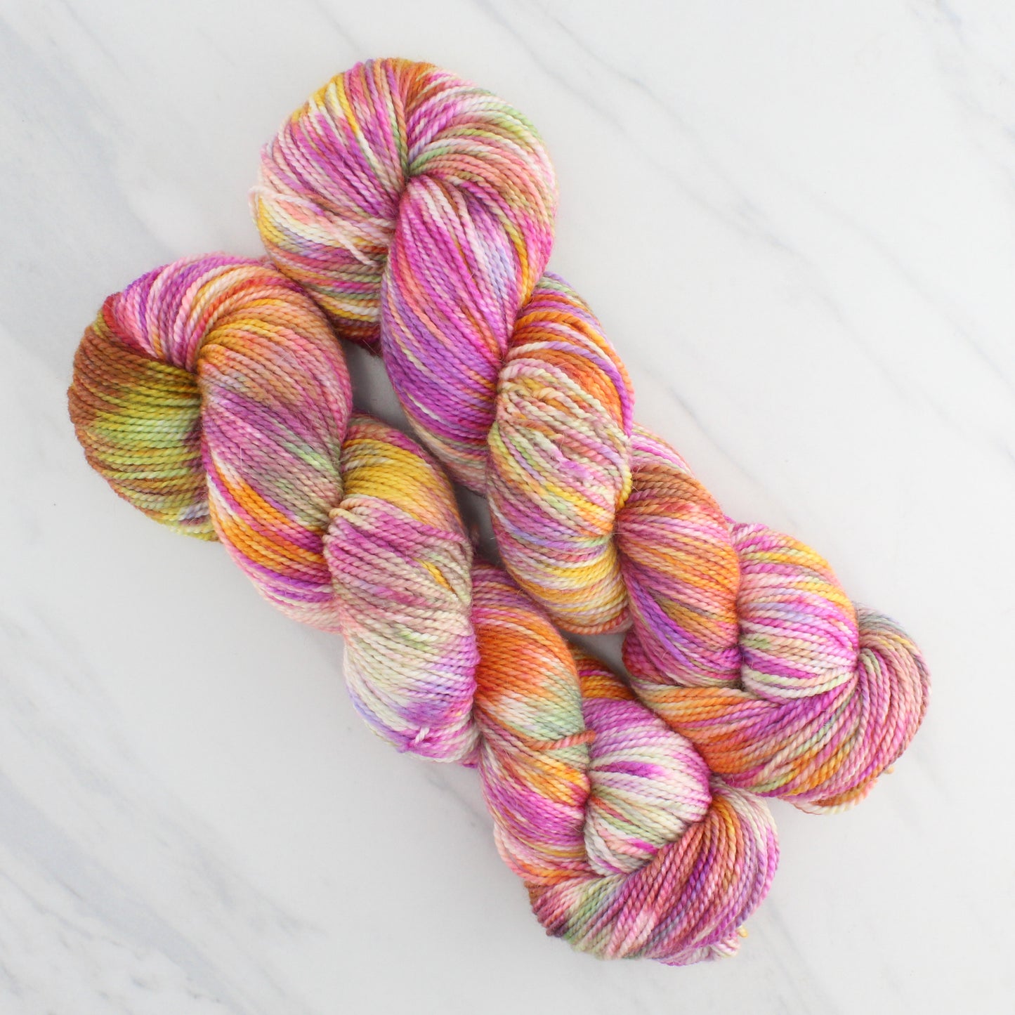 TULIPS Hand Dyed on Buttery Soft DK - Splashed & Speckled Yarn