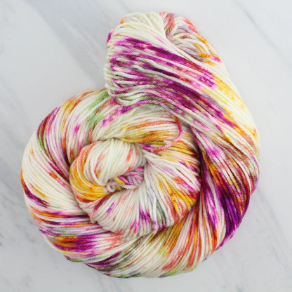 TULIPS Hand Dyed on Squoosh DK - Splashed & Speckled Yarn