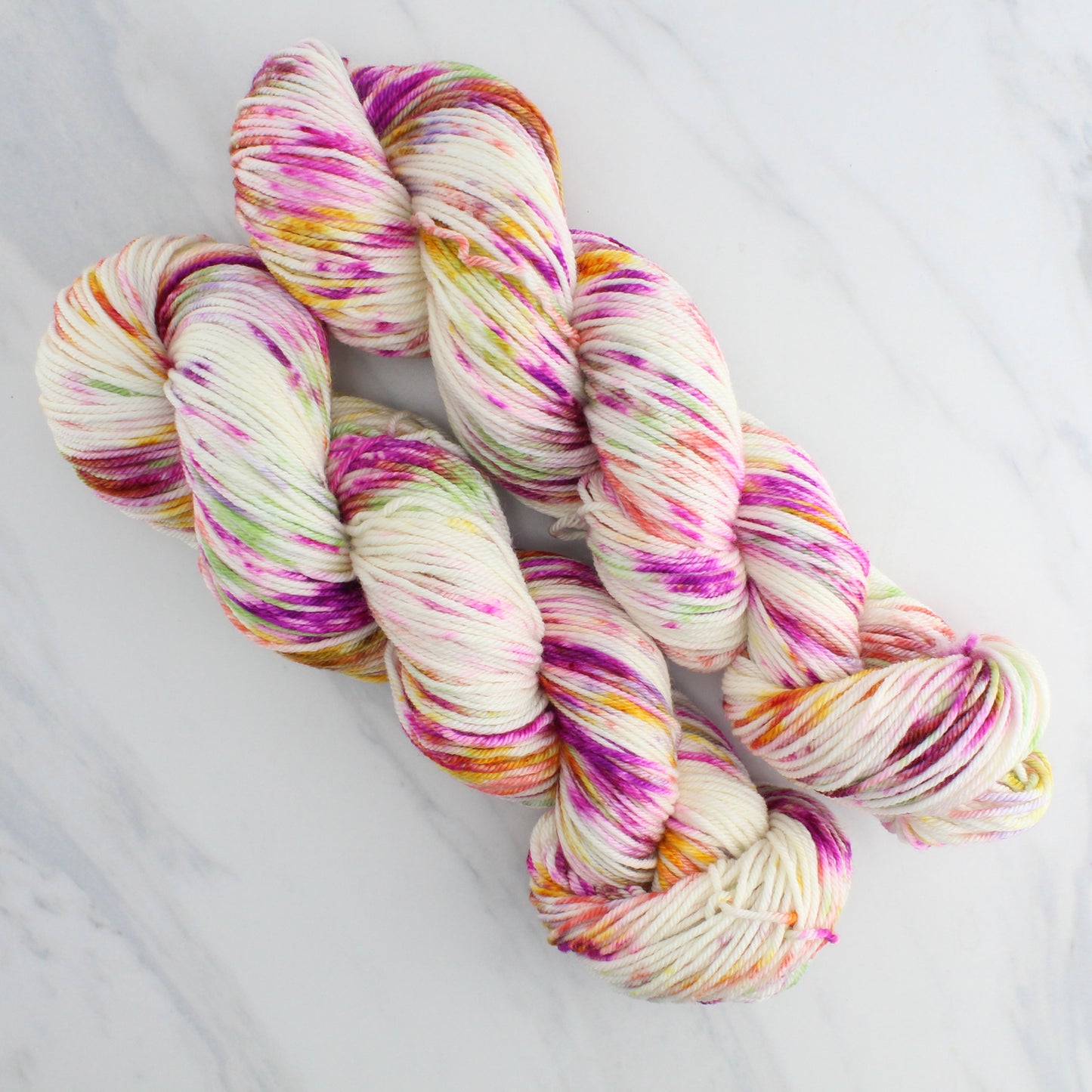 TULIPS Hand Dyed on Squoosh DK - Splashed & Speckled Yarn