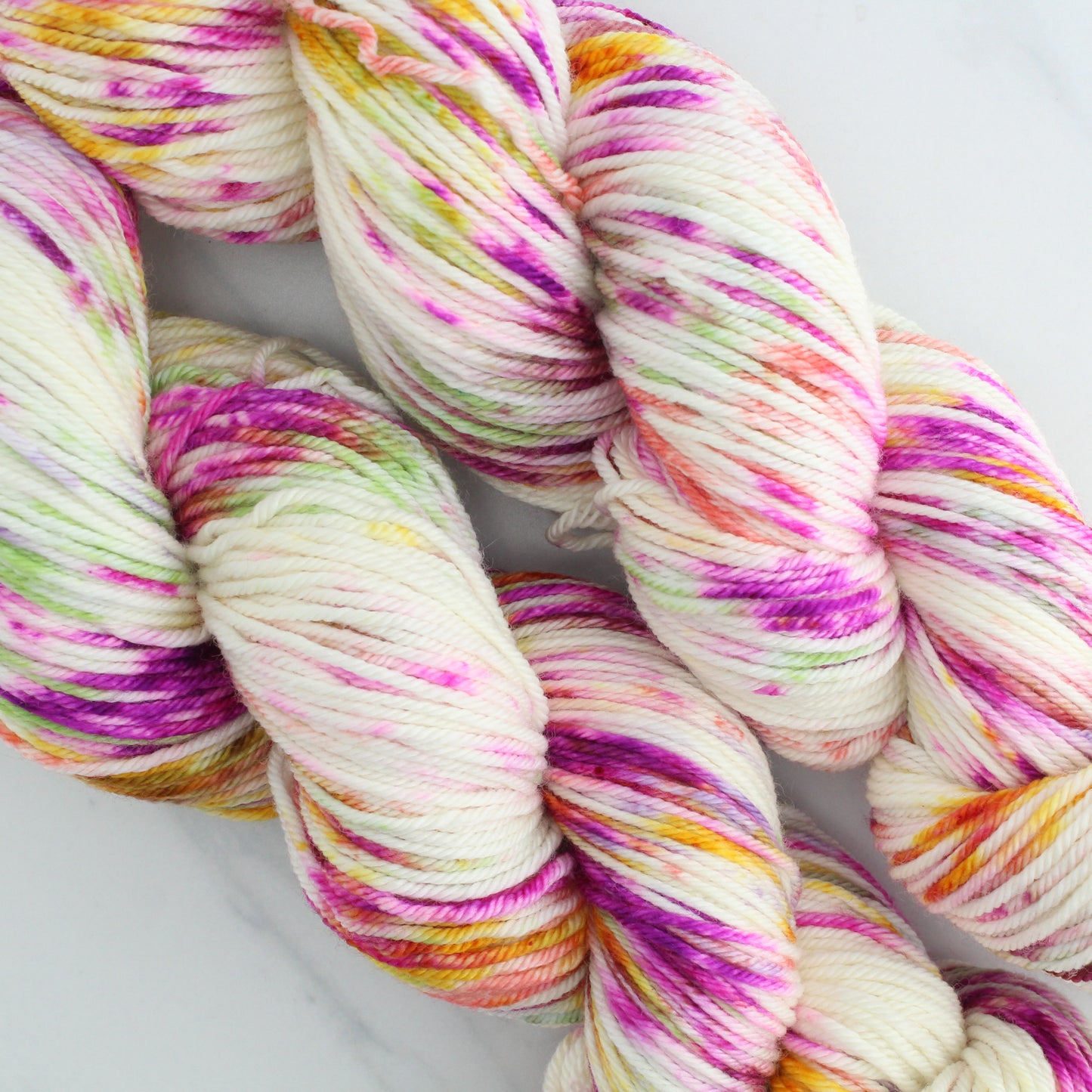 TULIPS Hand Dyed on Squoosh DK - Splashed & Speckled Yarn