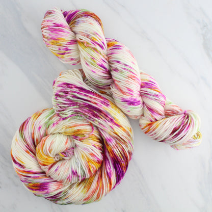 TULIPS Hand Dyed on Squoosh DK - Splashed & Speckled Yarn