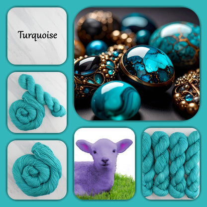 TURQUOISE - Yarn Dyed to Order