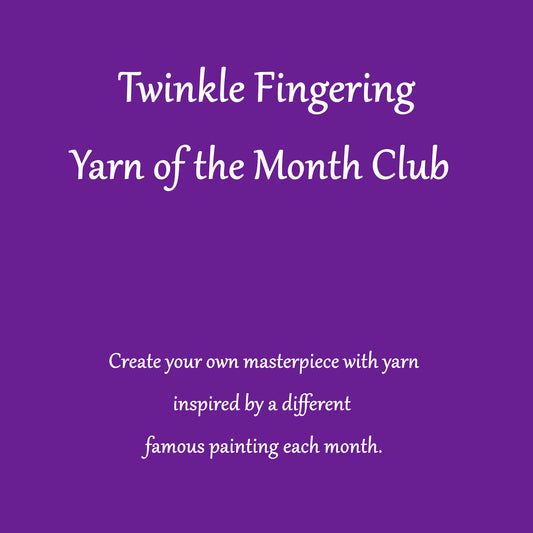 Twinkle Fingering Monthly Yarn Club - Inspired by Famous Paintings