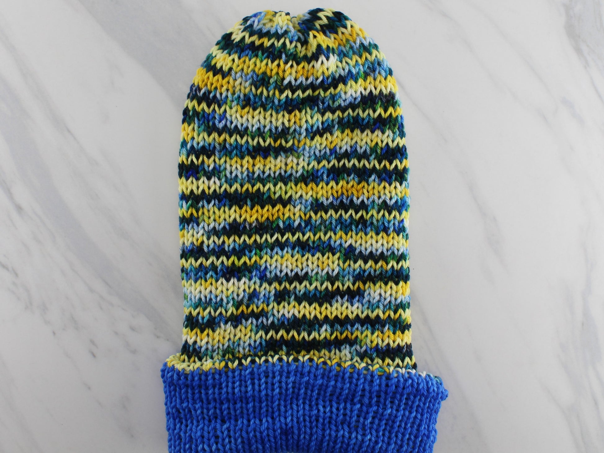 VAN GOGH'S STARRY NIGHT on Squoosh DK - Assigned Pooling Yarn - Purple Lamb