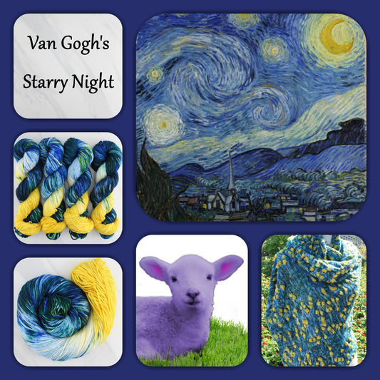 VAN GOGH'S STARRY NIGHT - Yarn Dyed to Order