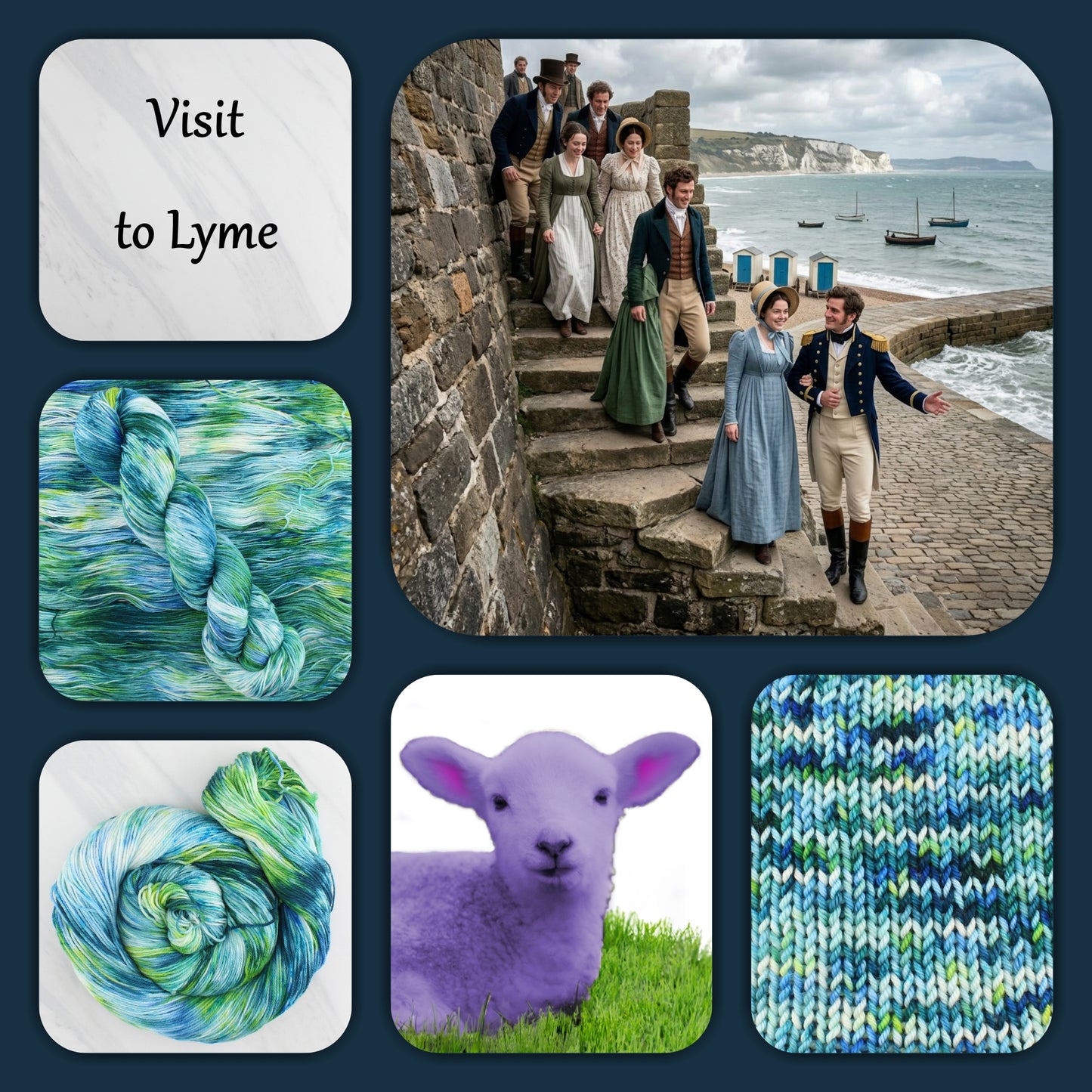 Jane Austen Collection - VISIT TO LYME - Yarn Dyed to Order