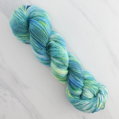 VISIT TO LYME Hand-Dyed on Buttery Soft DK - Splashed & Speckled Colorway