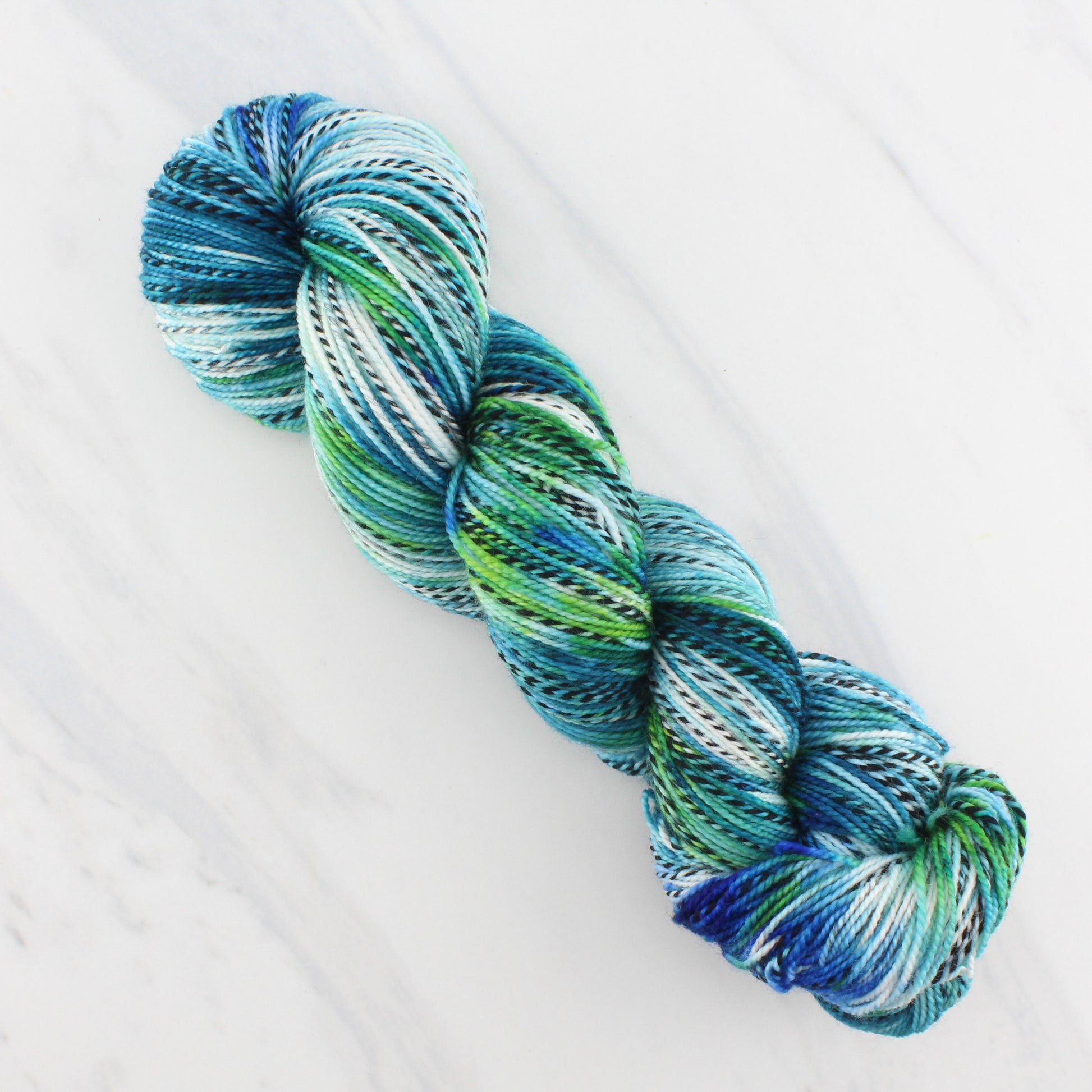VISIT TO LYME on Stained Glass Sock- Indie-Dyed Yarn - Purple Lamb