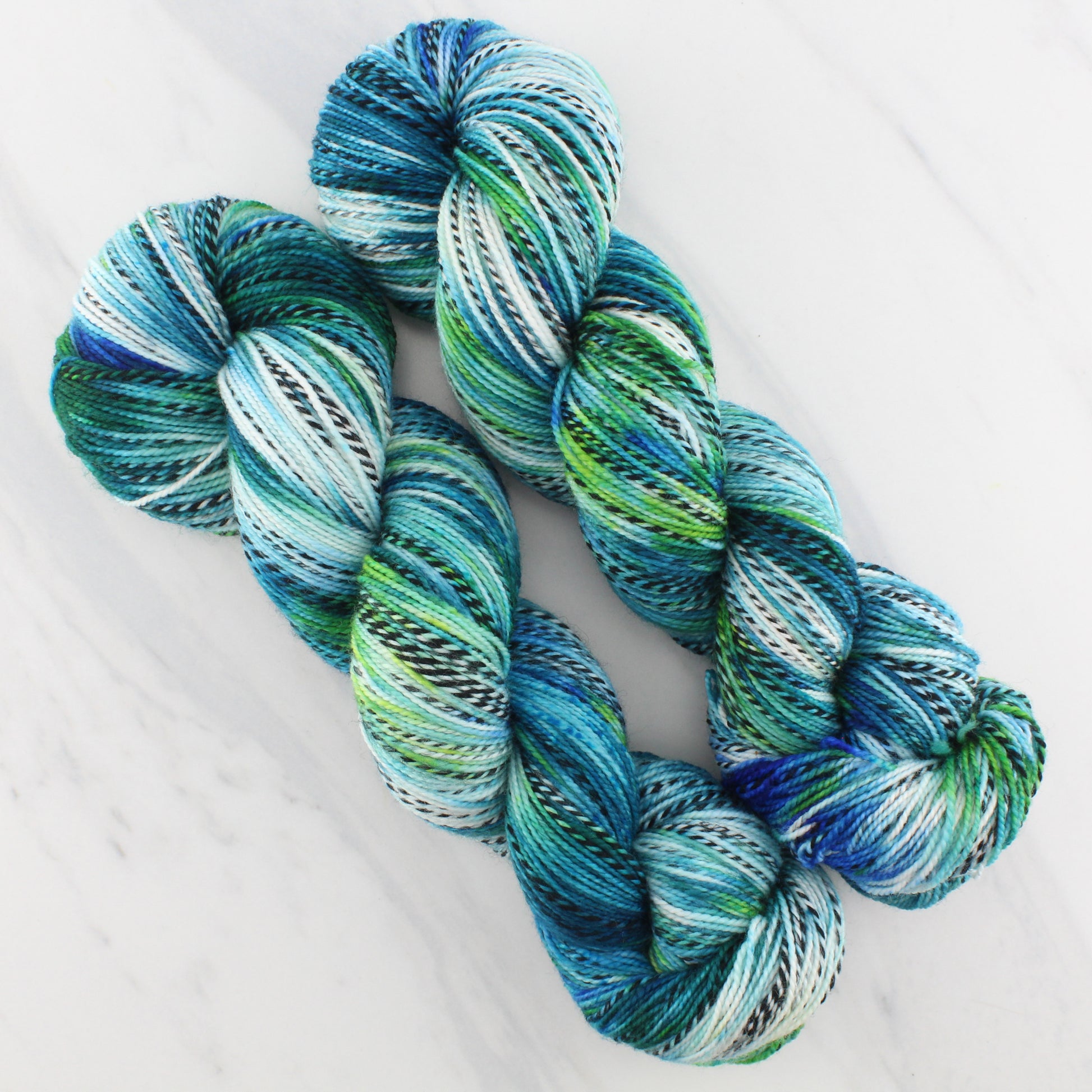 VISIT TO LYME on Stained Glass Sock- Indie-Dyed Yarn - Purple Lamb