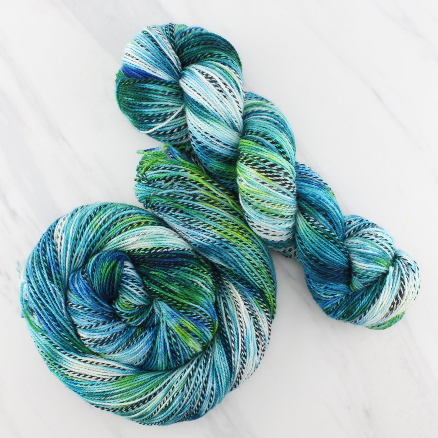 VISIT TO LYME on Stained Glass Sock- Indie-Dyed Yarn - Purple Lamb